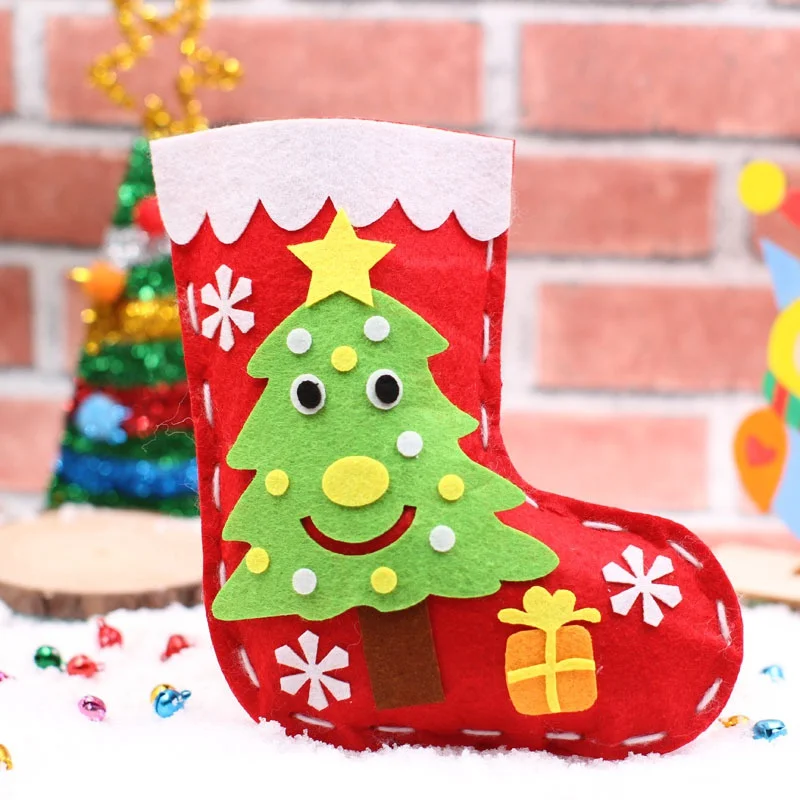 Christmas Holiday DIY Stockings Christmas Hanging Bags Red Handmade Socks Decorations Toys
Christmas Holiday DIY Stockings Christmas Hanging Bags Red Handmade Socks Decorations Toys