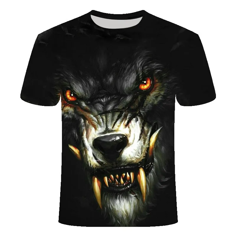 Summer men's and women's casual fashion 3D printing T-shirt animal wolf short sleeve round neck T-shirt 2021 new
Summer men's and women's casual fashion 3D printing T-shirt animal wolf short sleeve round neck T-shirt 2021 new