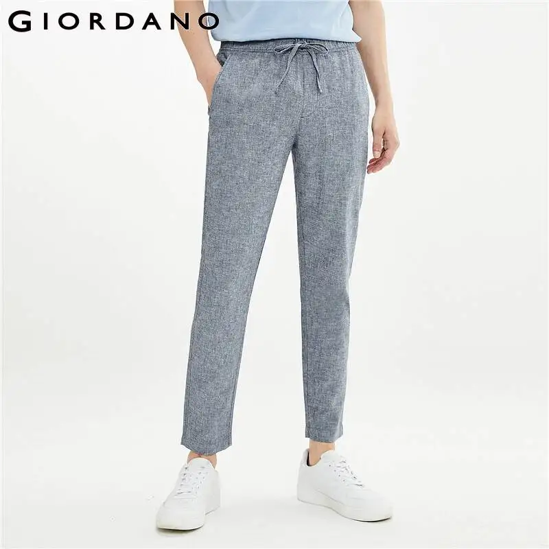 Giordano Men Pants Linen-cotton Elastic Waistband Pants Lightweight Mulit Pocket Ankle Length Calca Masculina 13121023
Giordano Men Pants Linen-cotton Elastic Waistband Pants Lightweight Mulit Pocket Ankle Length Calca Masculina 13121023