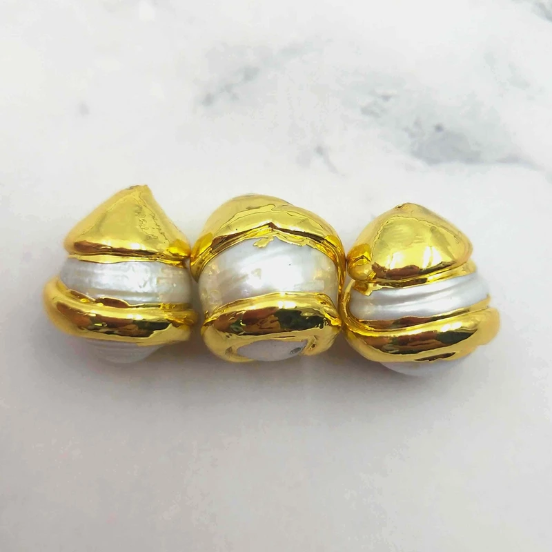 5pcs New Design Double Spiral Natural Freshwater Pearl Loose Beads Gold Plated Fashion Exquisite Gift for Men Women Birthaday Y
5pcs New Design Double Spiral Natural Freshwater Pearl Loose Beads Gold Plated Fashion Exquisite Gift for Men Women Birthaday Y