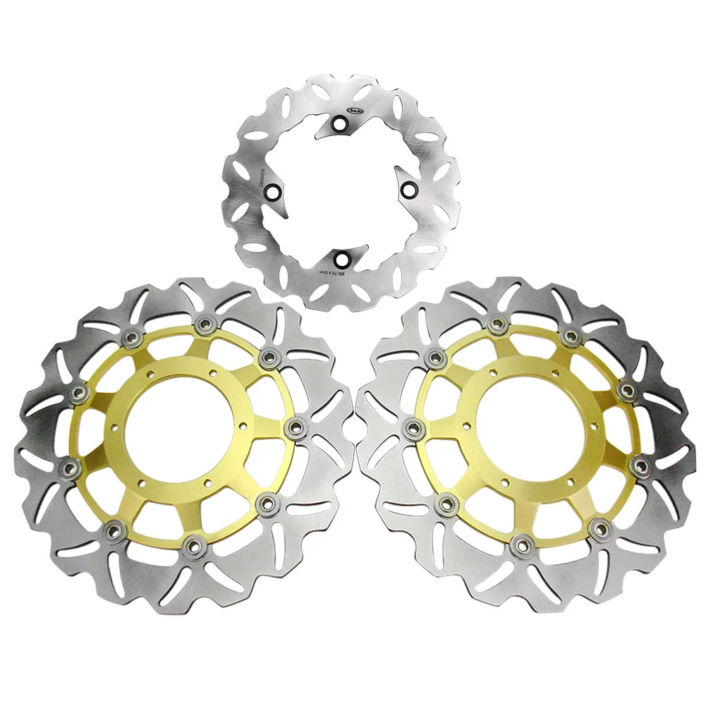 3pcs Motorbike Front Rear Brake Disc Rator Stainless Steel for Honda CBR600F CBR600F SPORT 2001 2002 2003 2004 2005 2006 2007 
3pcs Motorbike Front Rear Brake Disc Rator Stainless Steel for Honda CBR600F CBR600F SPORT 2001 2002 2003 2004 2005 2006 2007