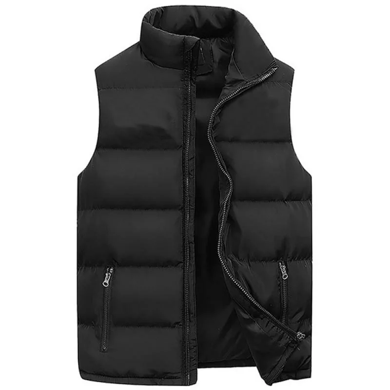 Autumn and Winter Cotton Vest Stand Collar Cotton Jacket Jacket Sleeveless Vest Plus Size Men's Jacket
Autumn and Winter Cotton Vest Stand Collar Cotton Jacket Jacket Sleeveless Vest Plus Size Men's Jacket