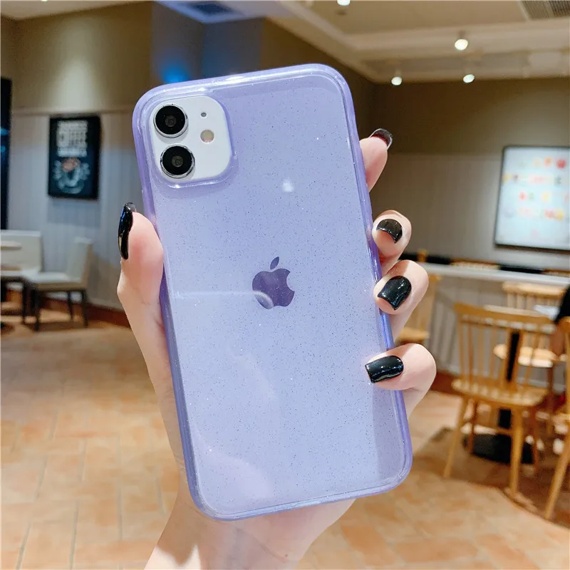 Роскошный блестящий прозрачный чехол Ottwn для телефона iPhone 11 11pro Max SE 2020 X XS XR 6 6s 7 8 Plus