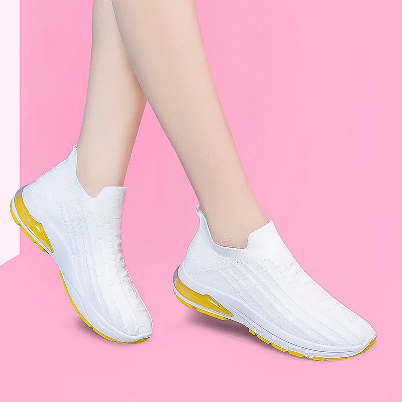 White Sneakers For Women Sport Shoes Lightweight Slip-on Vulcanize Shoes for Women 2021 Breathable Mesh Casual Sock Sneakers66ay
White Sneakers For Women Sport Shoes Lightweight Slip-on Vulcanize Shoes for Women 2021 Breathable Mesh Casual Sock Sneakers66ay