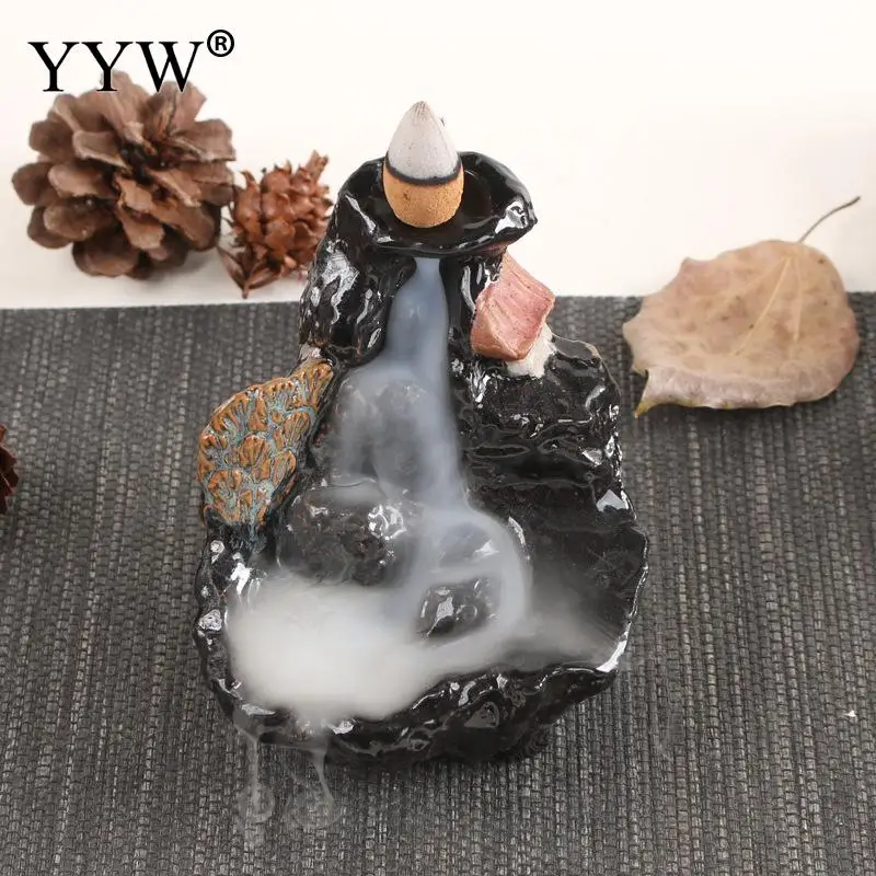 Waterfall Incense Burner Ceramic Creative Creative Ornaments Zen Incense Burner Home Classical Sandalwood Incense Stick Holder
Waterfall Incense Burner Ceramic Creative Creative Ornaments Zen Incense Burner Home Classical Sandalwood Incense Stick Holder