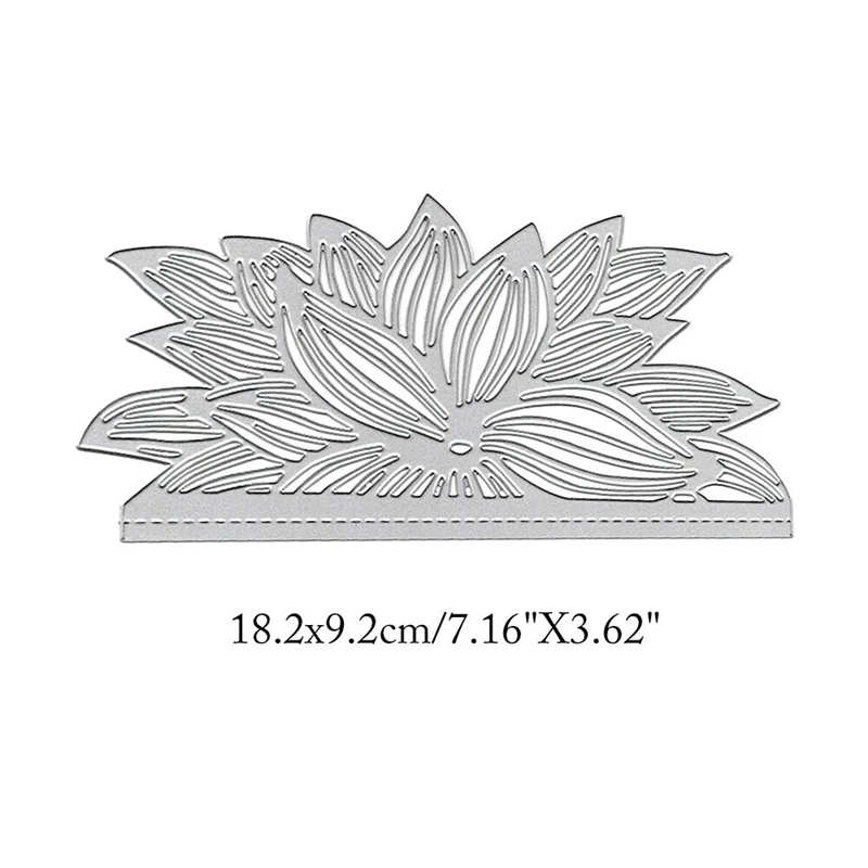 2020 New 3D Creative Arc Hollow Flowers Lace Embossing Dies Lotus Flower Metal Cutting Dies DIY Paper Embossing Cutting Template
2020 New 3D Creative Arc Hollow Flowers Lace Embossing Dies Lotus Flower Metal Cutting Dies DIY Paper Embossing Cutting Template