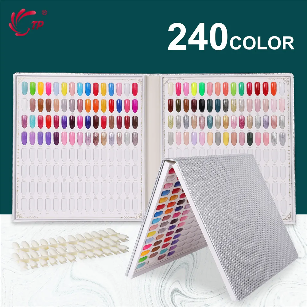 240 Colors Nail Tips Display Book DIY Nail Art Showing Shelf Gel Nail Polish Color Card Chart Painting Dedicated Display Board
240 Colors Nail Tips Display Book DIY Nail Art Showing Shelf Gel Nail Polish Color Card Chart Painting Dedicated Display Board