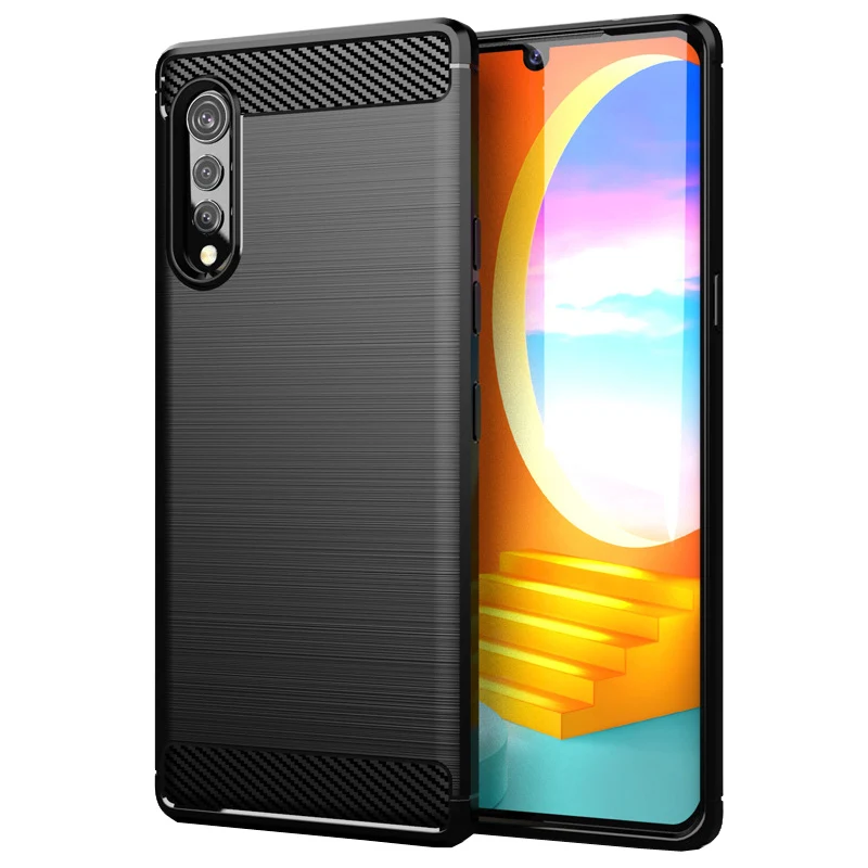 100 шт./лот, амортизация, чехол из мягкого ТПУ с защитой от царапин из углеродного волокна Модный чехол-бампер для LG бархат 5G 
100 шт./лот, амортизация, чехол из мягкого ТПУ с защитой от царапин из углеродного волокна Модный чехол-бампер для LG бархат 5G