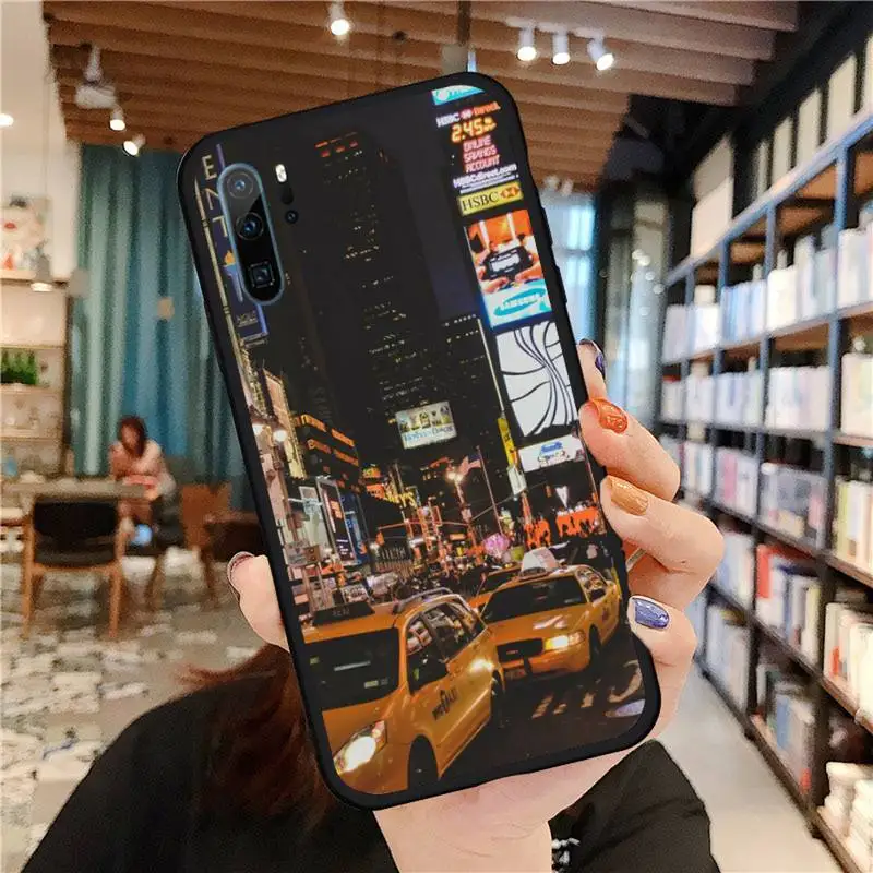 

NYC NEW YORK city Phone Case For Huawei honor Mate P 9 10 20 30 40 Pro 10i 7 8 a x Lite nova 5t Soft silicone funda