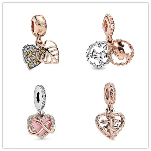 Женский браслет и ожерелье из серебра 925 пробы, с подвеской в виде сердца бесконечности
Женский браслет и ожерелье из серебра 925 пробы, с подвеской в виде сердца бесконечности