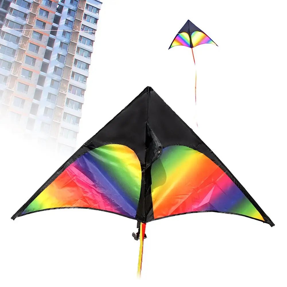 Воздушный змей Black Arrow Rainbow треугольный воздушный змей для детей, с веревкой спортивные игры на улице м, 100 
Воздушный змей Black Arrow Rainbow треугольный воздушный змей для детей, с веревкой спортивные игры на улице м, 100
