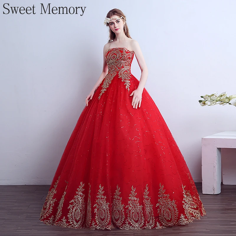 J2129 Sweet Memory Sexy Girl's Princess Dress 2021 Formal Embroidery Lace Up Strapless Long Red Wedding Dresses Bridal Robe
J2129 Sweet Memory Sexy Girl's Princess Dress 2021 Formal Embroidery Lace Up Strapless Long Red Wedding Dresses Bridal Robe
