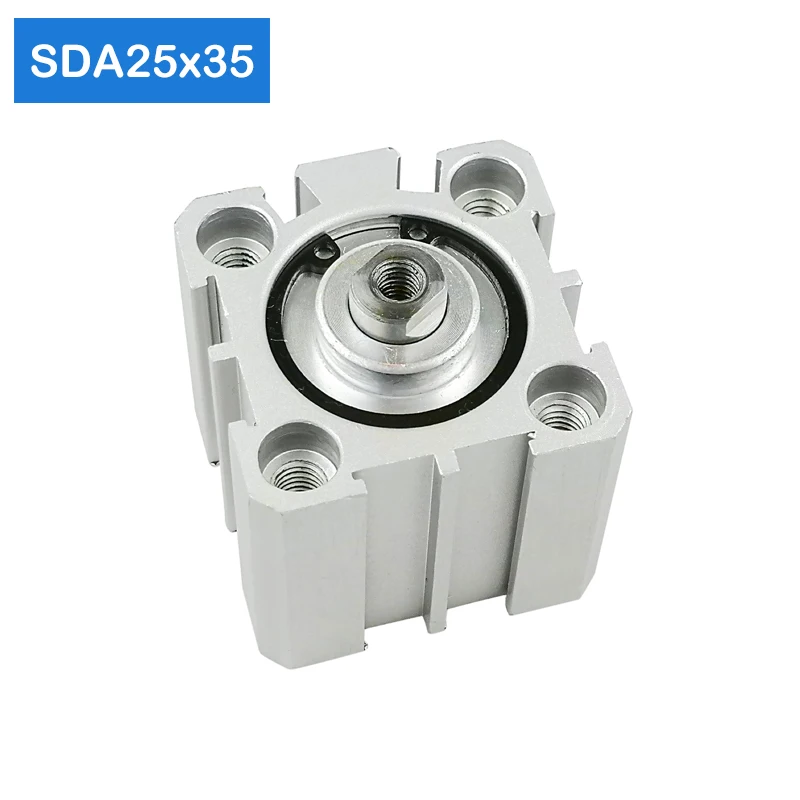 SDA25*35-S 25mm Bore 35mm Stroke Compact Air Cylinders SDA25X35 Dual Action Air Pneumatic Cylinder
SDA25*35-S 25mm Bore 35mm Stroke Compact Air Cylinders SDA25X35 Dual Action Air Pneumatic Cylinder