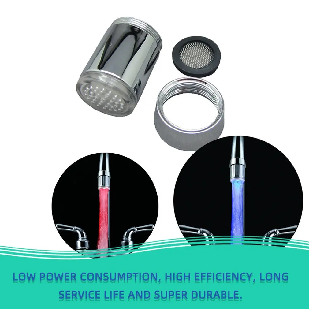 7 Colors Unique LED Light Water Glow Faucet Tap Stainless Steel Water Tap + Faucet Diverter Valve Adapter Connector led faucet
7 Colors Unique LED Light Water Glow Faucet Tap Stainless Steel Water Tap + Faucet Diverter Valve Adapter Connector led faucet