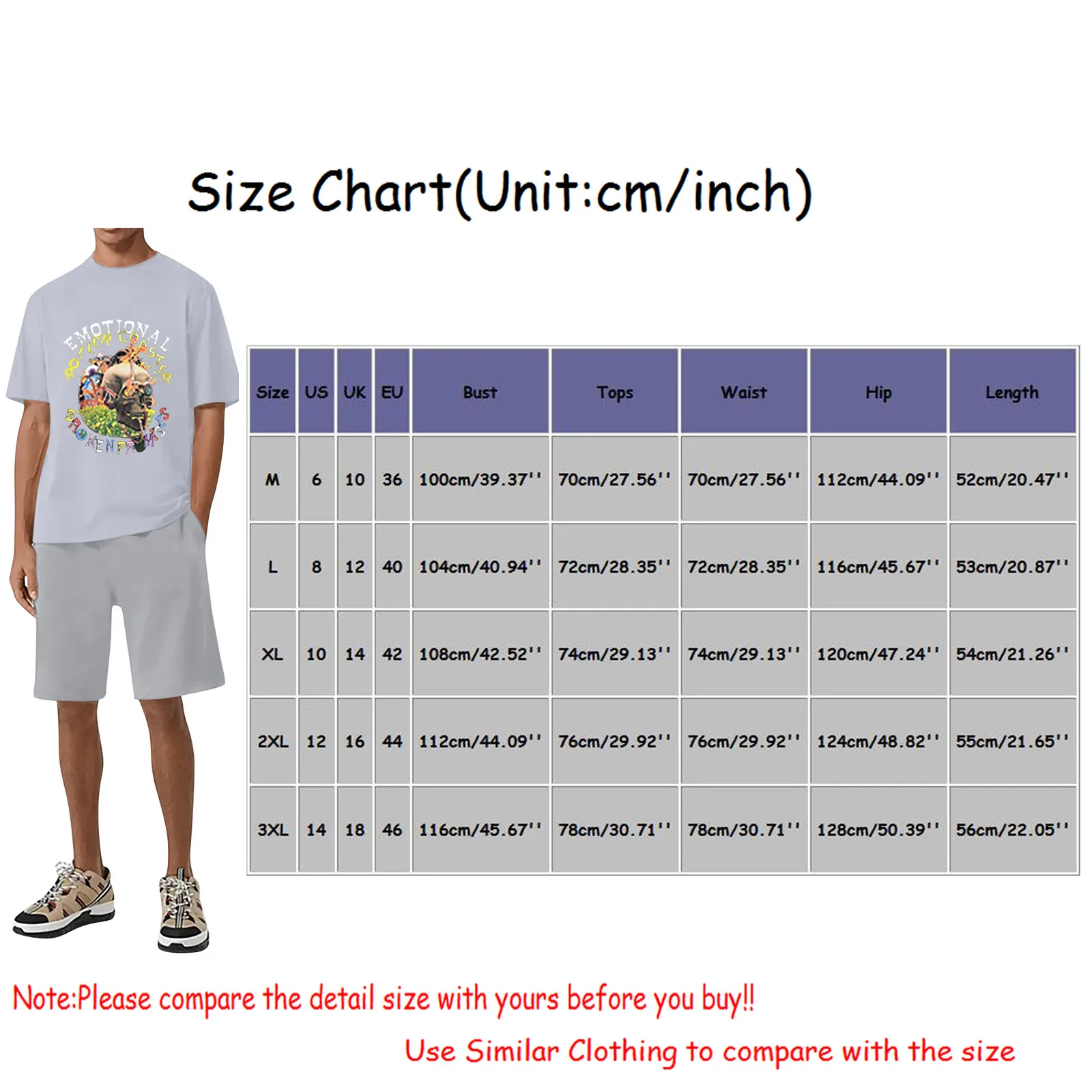 Men Summer Fashion Breathable 2-Piece O-Neck Short Sleeve Shirts Shorts Pants Sports Sets New T-shirt + Sports Shorts Set
Men Summer Fashion Breathable 2-Piece O-Neck Short Sleeve Shirts Shorts Pants Sports Sets New T-shirt + Sports Shorts Set