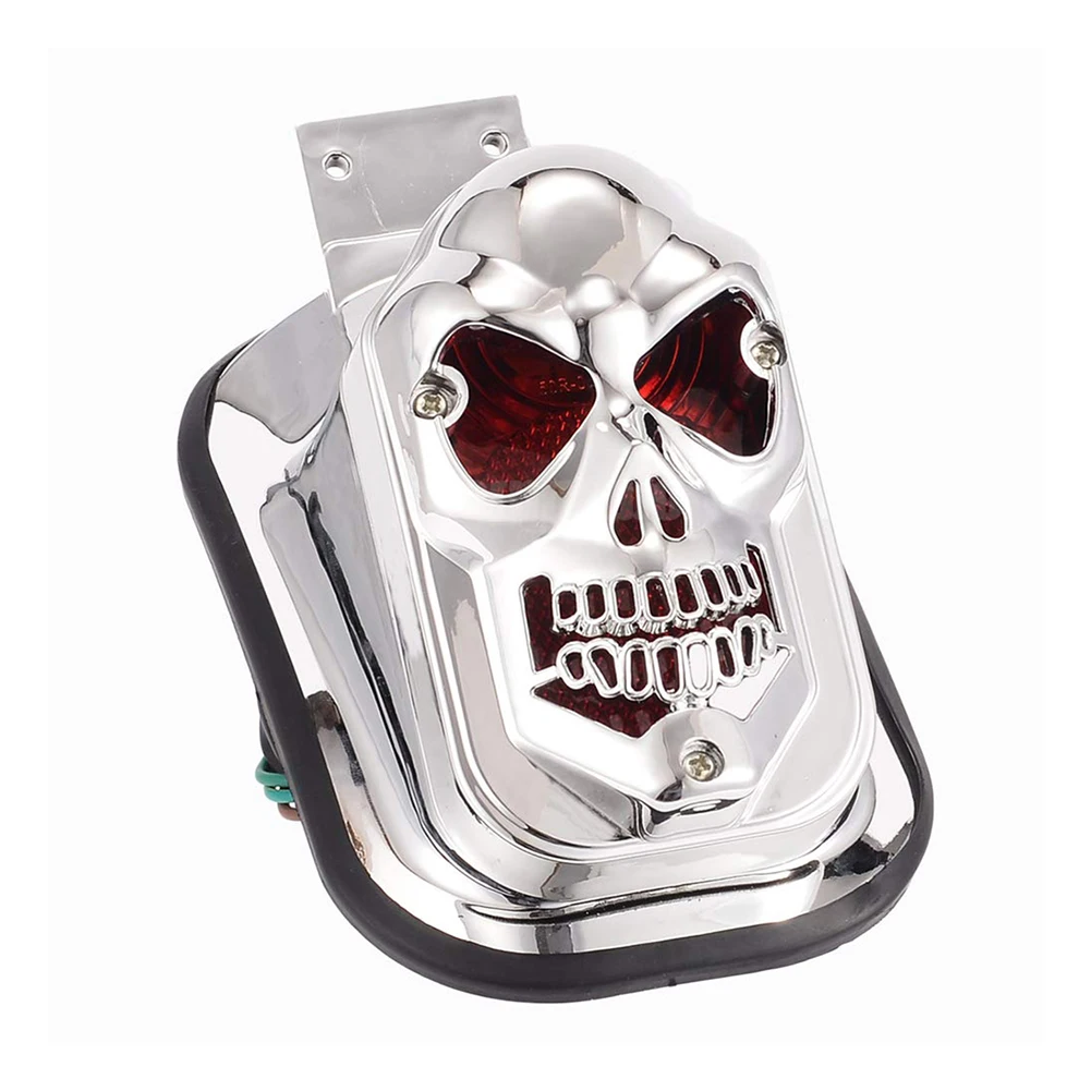 Universal Chrome Skeleton Style Tail Rear Brake Running And Turning Light For Motorcycles 
Universal Chrome Skeleton Style Tail Rear Brake Running And Turning Light For Motorcycles