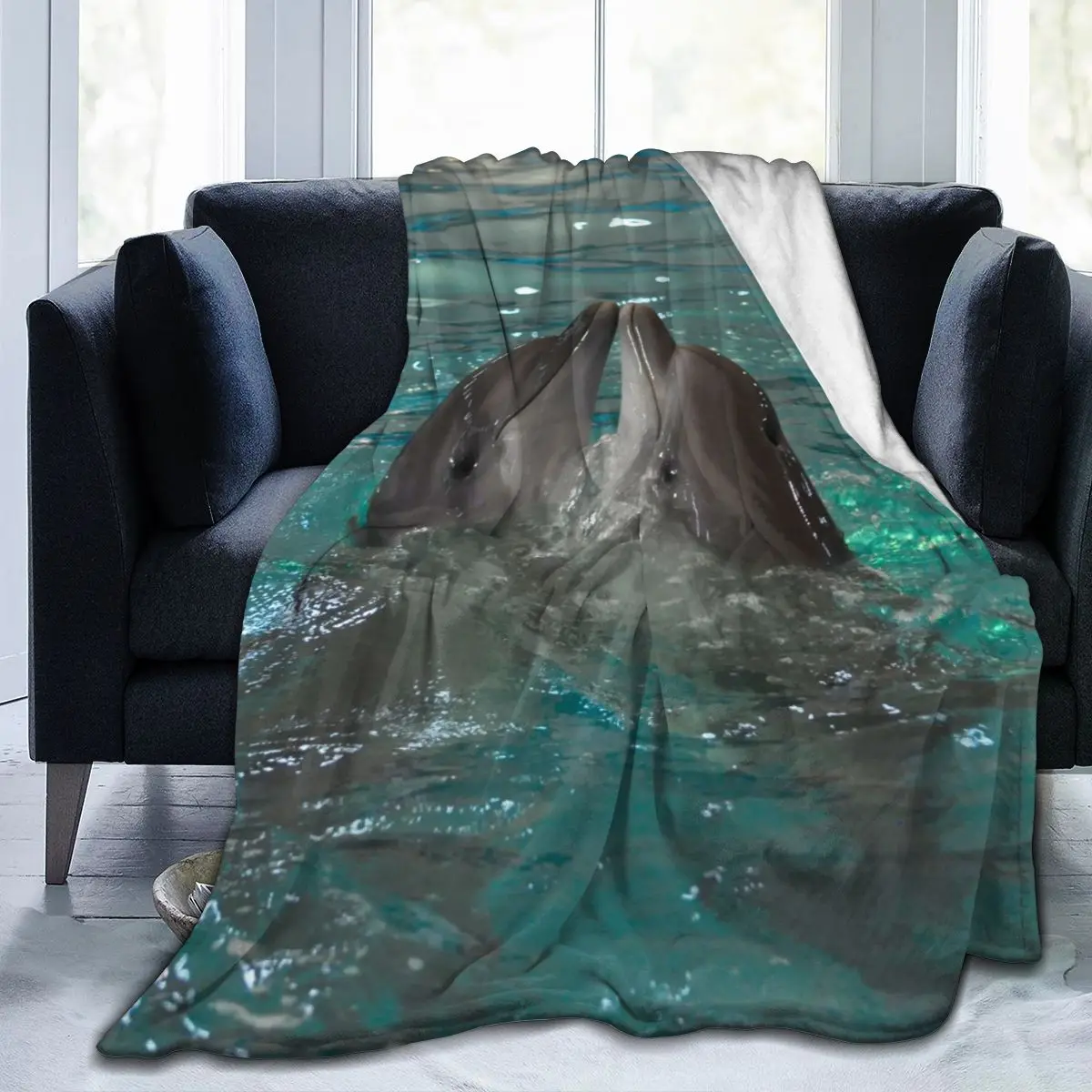 Fashion animal Dolphin 3D printing printed blanket bedspread blanket retro bedding square picnic wool soft blanket Quick Dry
Fashion animal Dolphin 3D printing printed blanket bedspread blanket retro bedding square picnic wool soft blanket Quick Dry