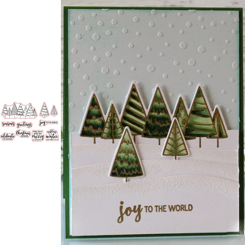 A Row Xmas Trees Pattern Prints Transparent Clear Silicone Stamp/Seal for DIY scrapbooking/photo album Decor card making
A Row Xmas Trees Pattern Prints Transparent Clear Silicone Stamp/Seal for DIY scrapbooking/photo album Decor card making