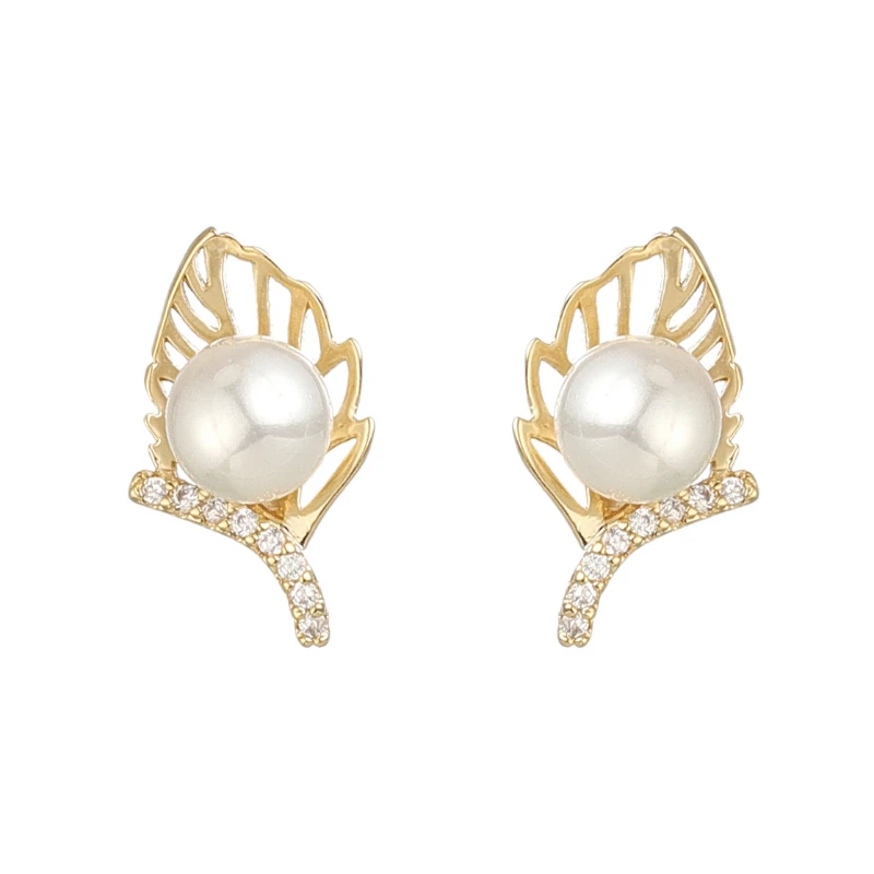 Ins Hot Sale 14K Real Gold S Needle Delicate Micro-inlaid Zircon Temperament Small Leaves Stud Earrings for Women
Ins Hot Sale 14K Real Gold S Needle Delicate Micro-inlaid Zircon Temperament Small Leaves Stud Earrings for Women