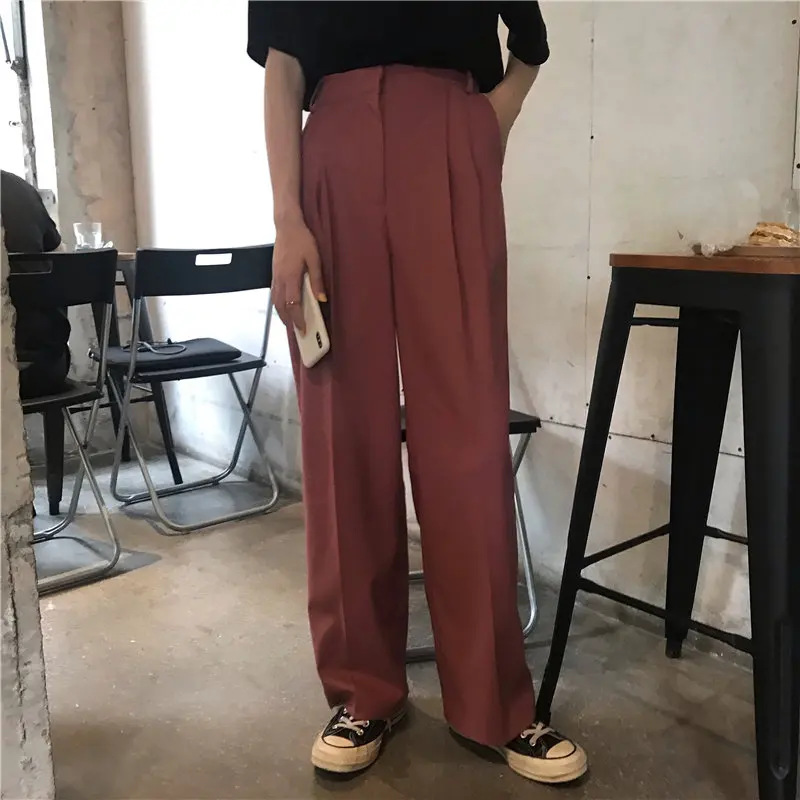 HziriP Straight Large Size Casual Solid Wide Leg Trousers Streetwear Suit Full-Length Hot Selling Chic Loose High Quality Pants
HziriP Straight Large Size Casual Solid Wide Leg Trousers Streetwear Suit Full-Length Hot Selling Chic Loose High Quality Pants