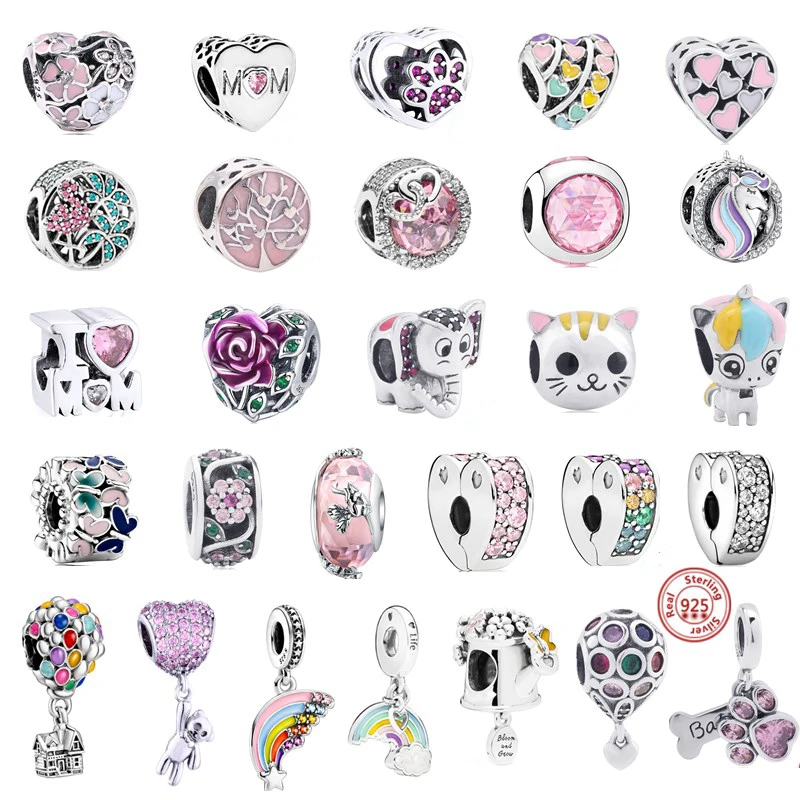 925 Silver Unicorn Petal Series Clips Beads Pendant Fit Original Pandora Charms Bracelets Accessories Women DIY Fashion Jewelry
925 Silver Unicorn Petal Series Clips Beads Pendant Fit Original Pandora Charms Bracelets Accessories Women DIY Fashion Jewelry