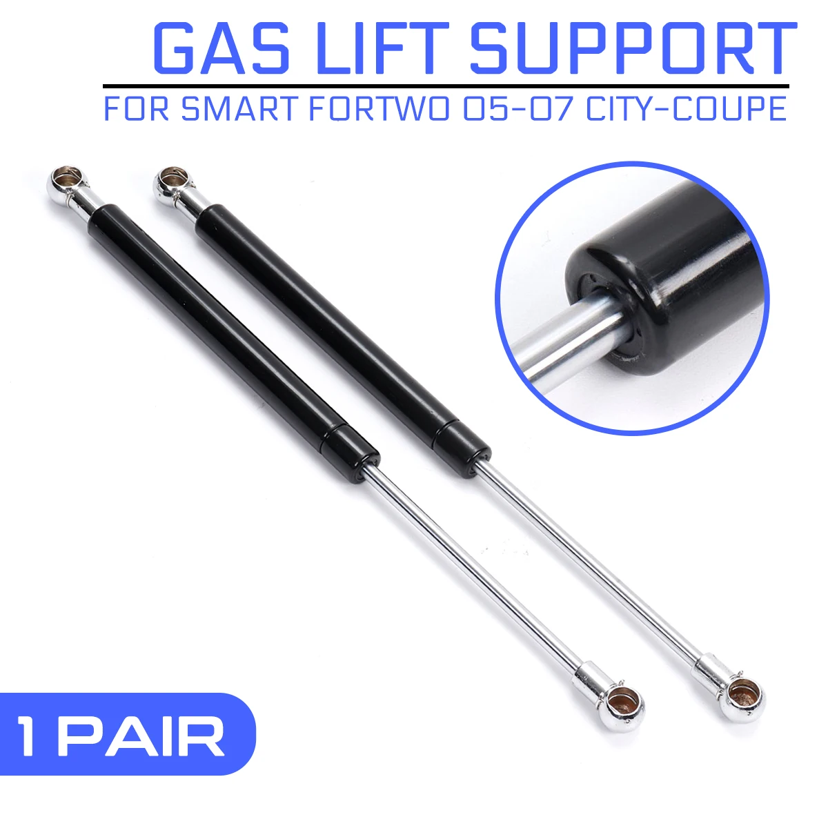 For Smart Fortwo 2005-2007 City-Coupe Rear Tailgate Trunk Shock Strut Struts Bars Support Props Rod Arm Gas Spring
For Smart Fortwo 2005-2007 City-Coupe Rear Tailgate Trunk Shock Strut Struts Bars Support Props Rod Arm Gas Spring