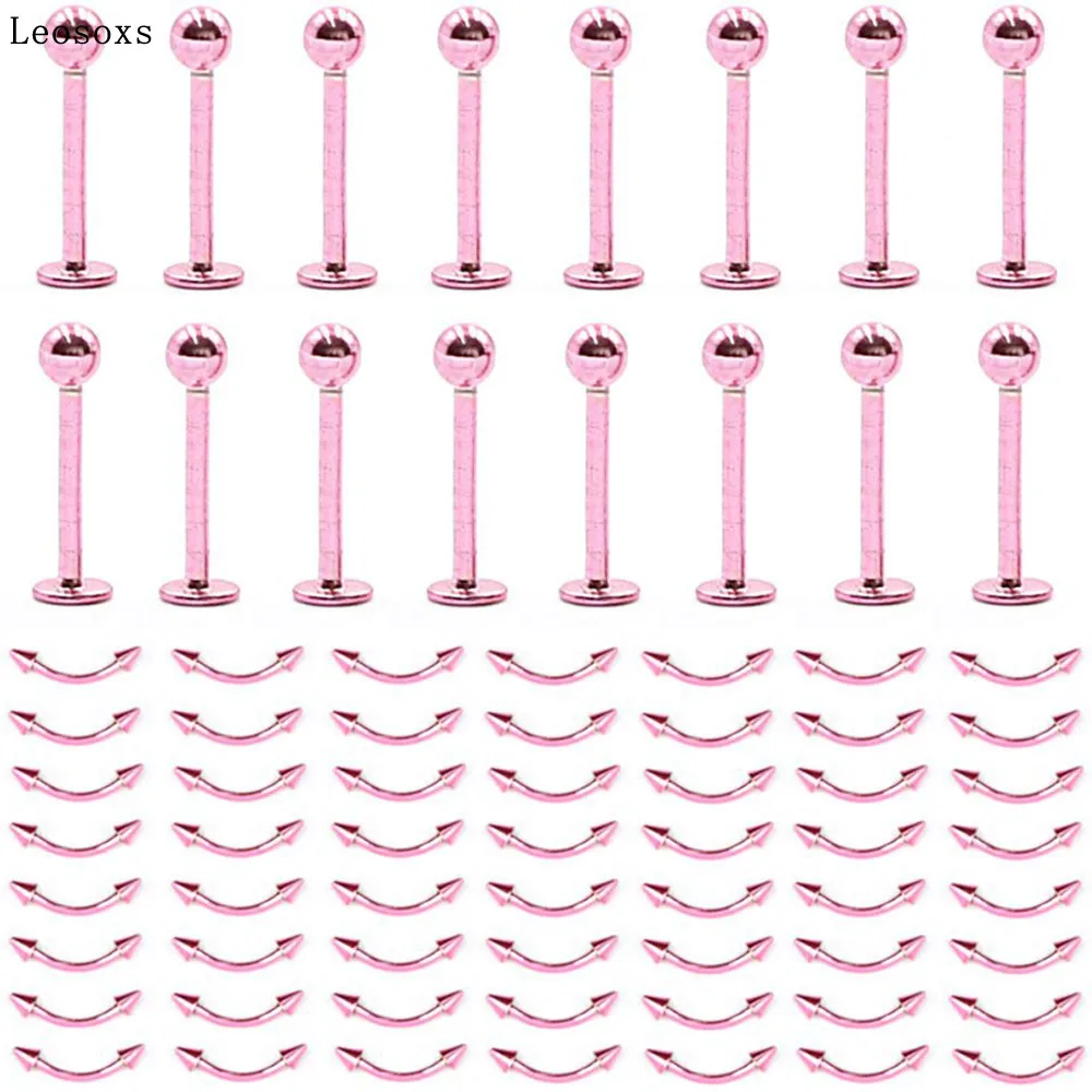 Leosoxs 10pcs Stainless Steel Eyebrow Nails and Lip Nails Mix and Match Hot-selling Piercing Jewelry In Europe and America 
Leosoxs 10pcs Stainless Steel Eyebrow Nails and Lip Nails Mix and Match Hot-selling Piercing Jewelry In Europe and America