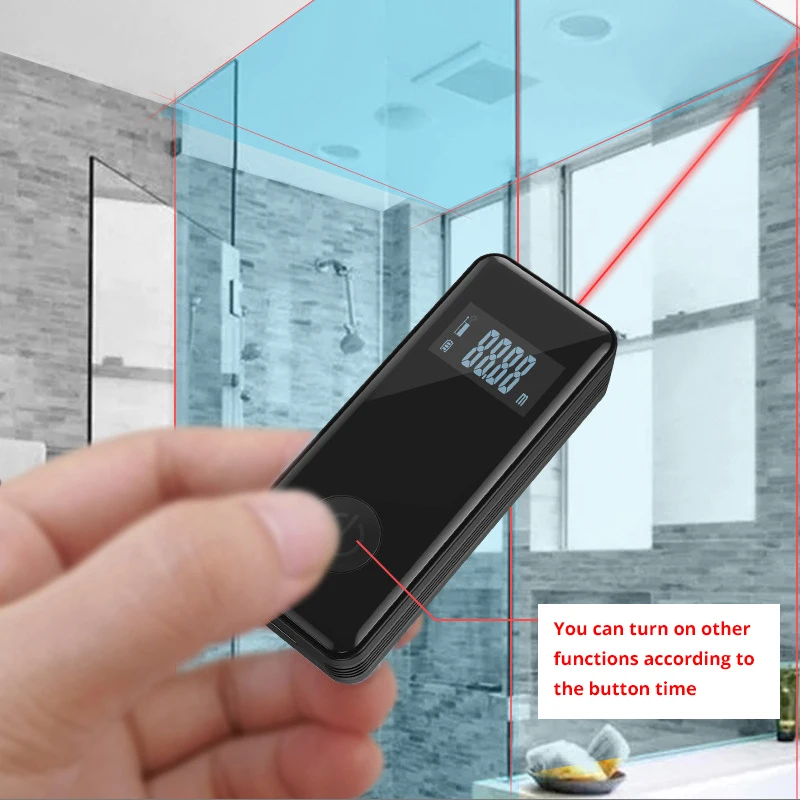 30M 0.001M Laser Rangefinder USB Rechargeable Portable Mini M/In/Ft Digital Display Laser Rangefinder
30M 0.001M Laser Rangefinder USB Rechargeable Portable Mini M/In/Ft Digital Display Laser Rangefinder
