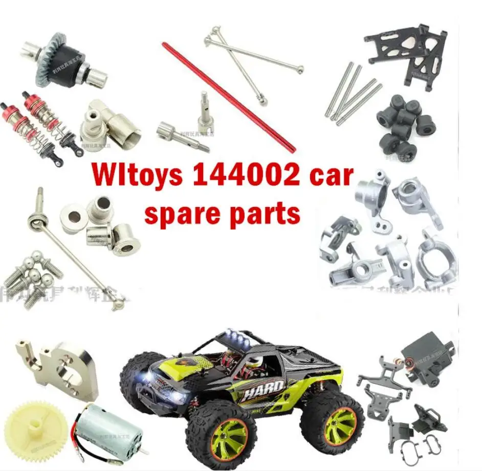 WLtoys 144002 RC car Original parts motor Reduction gear cover vehicle bottom tire Underside protection Charging line Pull rod
WLtoys 144002 RC car Original parts motor Reduction gear cover vehicle bottom tire Underside protection Charging line Pull rod