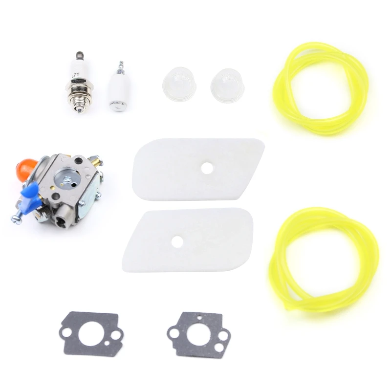 Carburetor Kit for 128C 128L 128LD 128R 128RJ 128CD 128LDX Trimmer Fuel Line Air Filter Spark Plug Gaskets
Carburetor Kit for 128C 128L 128LD 128R 128RJ 128CD 128LDX Trimmer Fuel Line Air Filter Spark Plug Gaskets