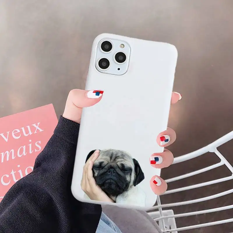 Pug Dog French Bulldog Phone Case White Candy Color for iPhone 6 7 8 11 12 s mini pro X XS XR MAX Plus
Pug Dog French Bulldog Phone Case White Candy Color for iPhone 6 7 8 11 12 s mini pro X XS XR MAX Plus