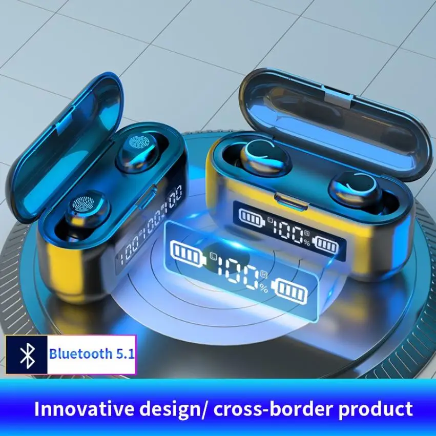 TWS-стереонаушники с поддержкой Bluetooth 5,0 и микрофоном, 2000 мА · ч 
TWS-стереонаушники с поддержкой Bluetooth 5,0 и микрофоном, 2000 мА · ч