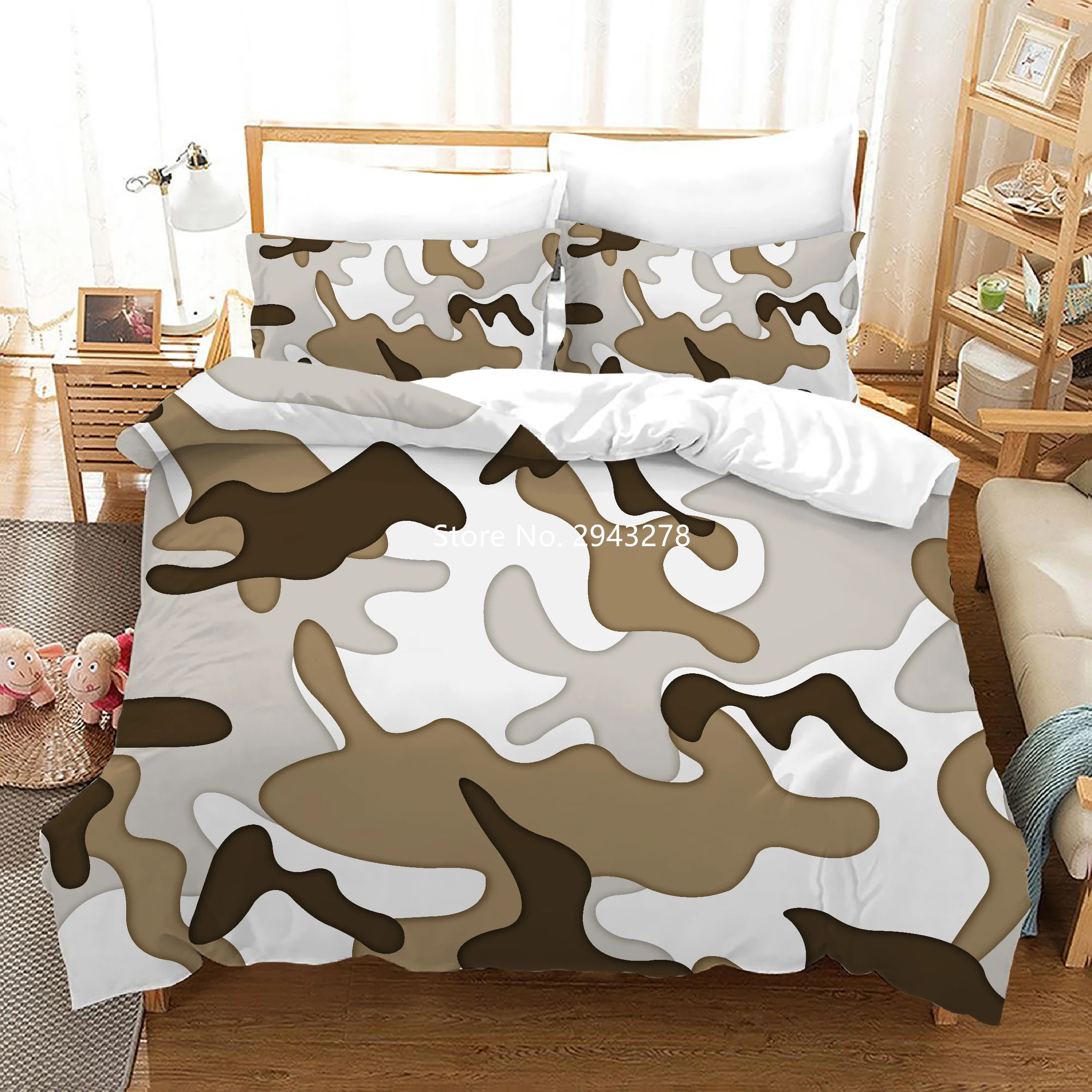 New 3D-printed Home Textile for Cool Boy and Girl Camo Style Quilts and Pillowcases Quilts and Bedding Sets Deluxe Full Size
New 3D-printed Home Textile for Cool Boy and Girl Camo Style Quilts and Pillowcases Quilts and Bedding Sets Deluxe Full Size