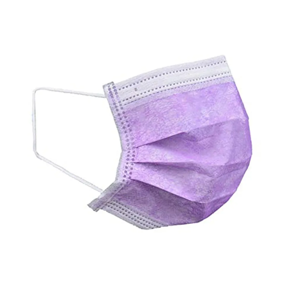 Disposable Masks 3-layer Non-Woven Face Mask Anti Dust Mouth Mask Protection Breathing Soft Protective Mask 30pcs Purple Fast
Disposable Masks 3-layer Non-Woven Face Mask Anti Dust Mouth Mask Protection Breathing Soft Protective Mask 30pcs Purple Fast