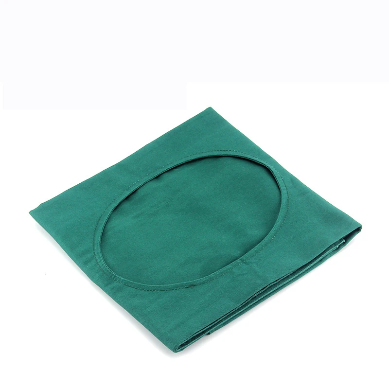 Single drape dark green single and double layer high temperature disinfection hole towel Pure cotton cloth hole towel pad 
Single drape dark green single and double layer high temperature disinfection hole towel Pure cotton cloth hole towel pad