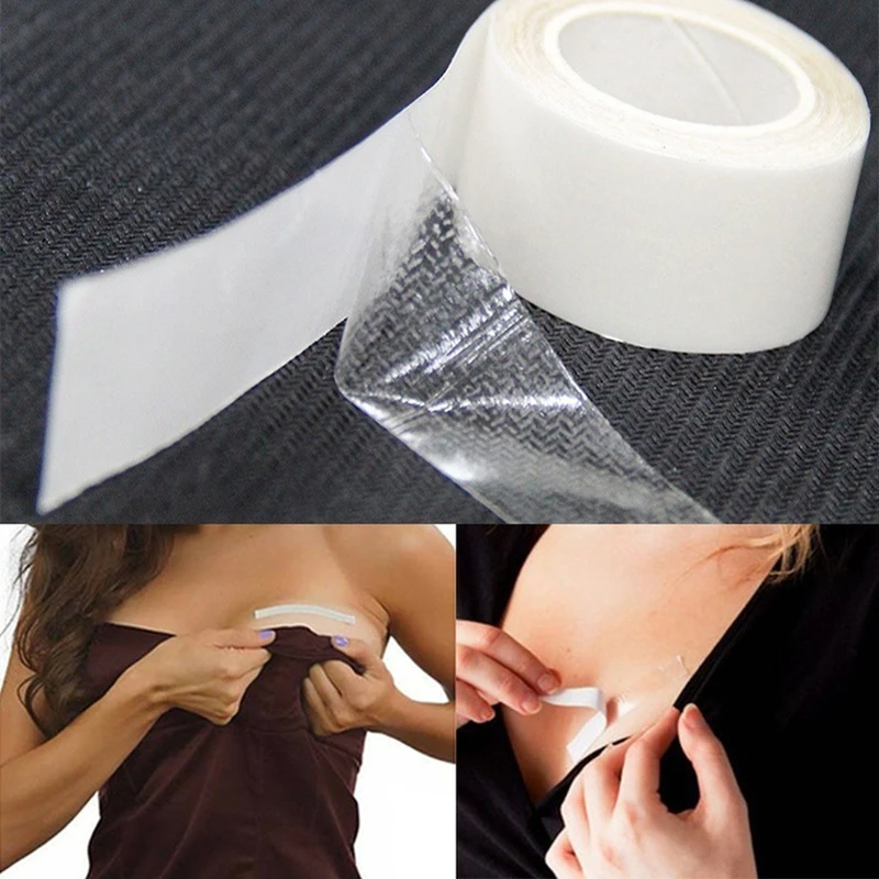 

3/5/9M Waterproof Dress Cloth Tape Bras Double-sided Secret Body Adhesive Breast Bra Strip Safe Transparent Clear Lingerie Tape