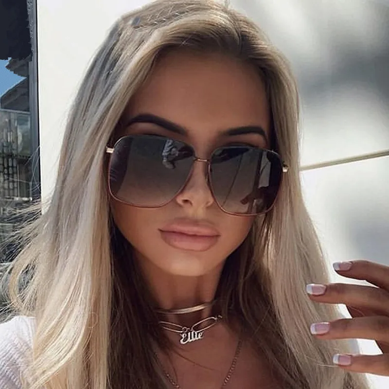 2021 Metal Oversize Women Sunglasses Brand Designer Classic Gradient Mirror Female Sun Glasses Men Shades UV400 Oculos
2021 Metal Oversize Women Sunglasses Brand Designer Classic Gradient Mirror Female Sun Glasses Men Shades UV400 Oculos