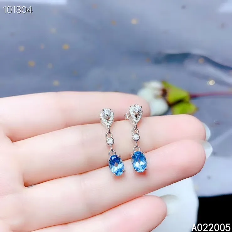 KJJEAXCMY Fine Jewelry 925 sterling silver inlaid natural gemstone blue topaz female earrings Ear studs popular support test
KJJEAXCMY Fine Jewelry 925 sterling silver inlaid natural gemstone blue topaz female earrings Ear studs popular support test