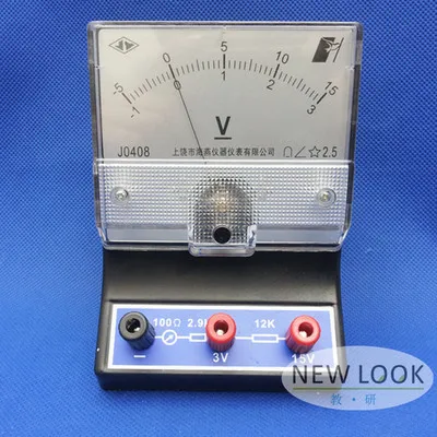 Physics Electrical teaching instrument Dc voltmeter Double range 2.5 level 3 v 15 v voltage meter free shipping
Physics Electrical teaching instrument Dc voltmeter Double range 2.5 level 3 v 15 v voltage meter free shipping