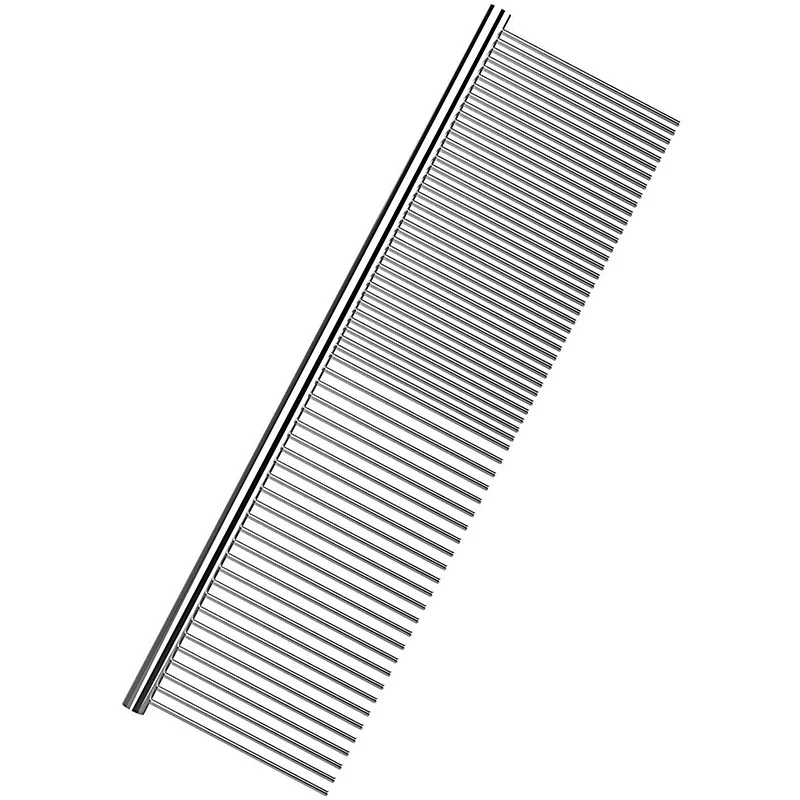 Pet Dematting Comb - Stainless Steel Pet Grooming Comb for Dogs and Cats Gently Removes Loose Undercoat, Mats, Tangles and Knots
Pet Dematting Comb - Stainless Steel Pet Grooming Comb for Dogs and Cats Gently Removes Loose Undercoat, Mats, Tangles and Knots
