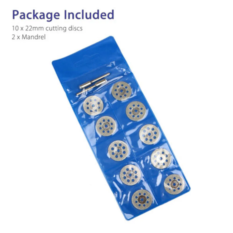 10pcs/set Diamond Cutting Wheel Circular Saw Blades Cut Off Discs With 2 Mandrel Rotary Tool For Wood Metal Cutting Discs
10pcs/set Diamond Cutting Wheel Circular Saw Blades Cut Off Discs With 2 Mandrel Rotary Tool For Wood Metal Cutting Discs