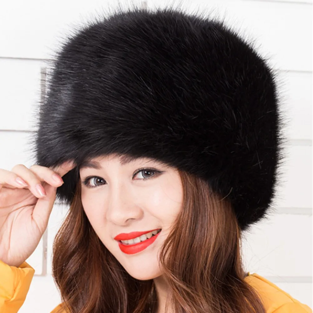 Women Ladies Luxury Faux Fur Snow Hat Russian Winter Warmer Ear Cap Ski Hat Adult Casual All-match Lovely Cap For Winter Outdoor
Women Ladies Luxury Faux Fur Snow Hat Russian Winter Warmer Ear Cap Ski Hat Adult Casual All-match Lovely Cap For Winter Outdoor