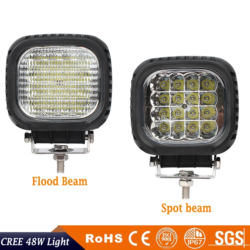 5inch 48W LED Work Light For 12V 24V Motorcycle Driving Offroad Boat Car Truck For ATV SUV Mining Excavators Truck And Tractor
5inch 48W LED Work Light For 12V 24V Motorcycle Driving Offroad Boat Car Truck For ATV SUV Mining Excavators Truck And Tractor