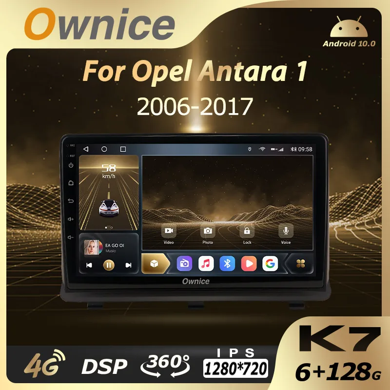 Автомобильный радиоприемник K7 Ownice 6G + 128G Android 10,0 для Opel Antara 1 2006 - 2017 мультимедийный плеер аудио 4G LTE GPS Navi Stereo
Автомобильный радиоприемник K7 Ownice 6G + 128G Android 10,0 для Opel Antara 1 2006 - 2017 мультимедийный плеер аудио 4G LTE GPS Navi Stereo