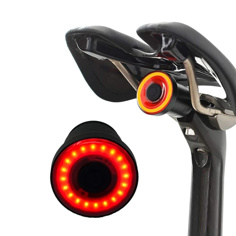 Bicycle Rear Light Auto Start/Stop Brake Detection Waterproof Bicycle Smart Brake Light USB Rechargeable LED Bicycle Taillight
Bicycle Rear Light Auto Start/Stop Brake Detection Waterproof Bicycle Smart Brake Light USB Rechargeable LED Bicycle Taillight