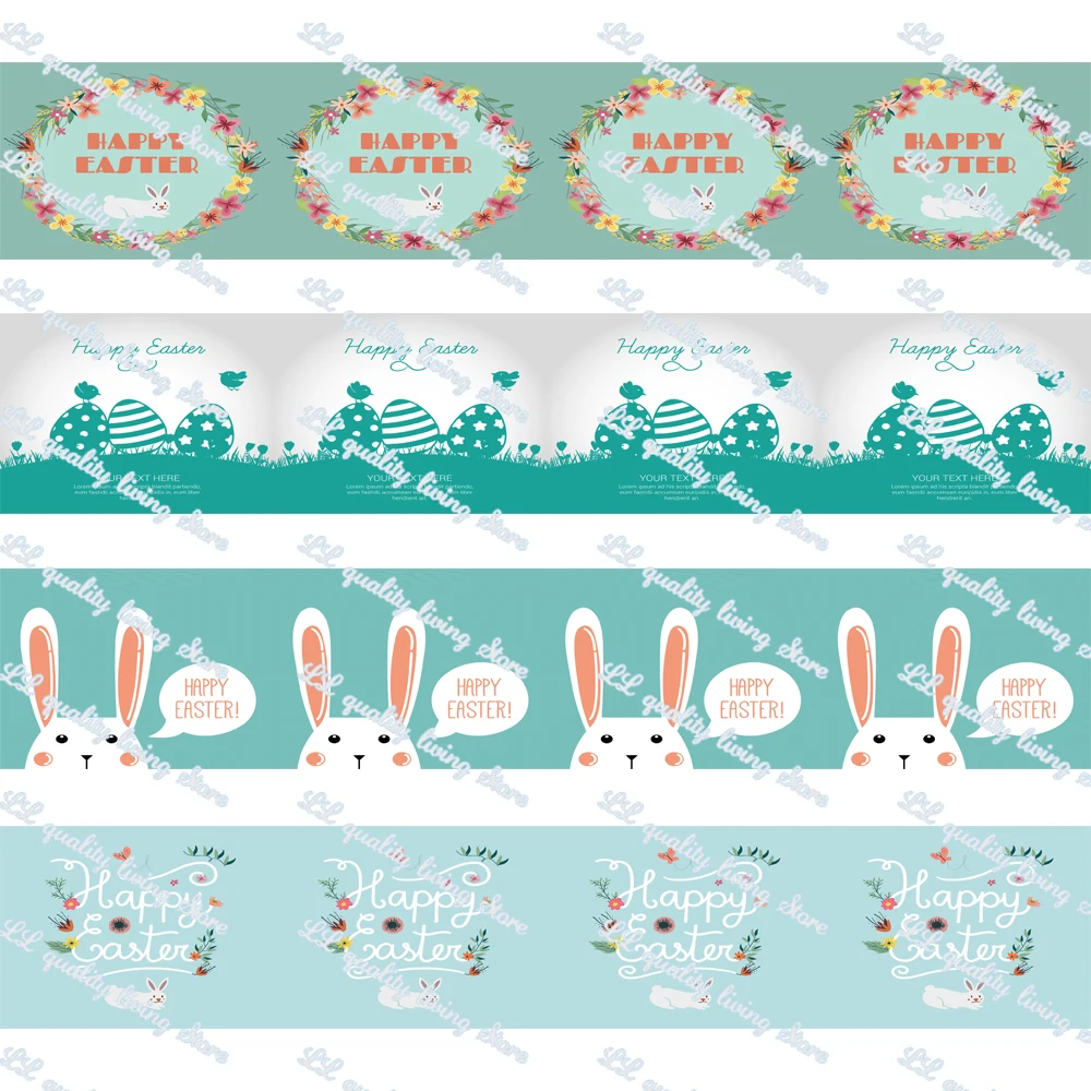 WL Easter Bunny and Egg Printed Grosgrain Ribbon Hair Bow Diy Christmas Party Decoration Craft Supplies Packaging 50 Yards
WL Easter Bunny and Egg Printed Grosgrain Ribbon Hair Bow Diy Christmas Party Decoration Craft Supplies Packaging 50 Yards