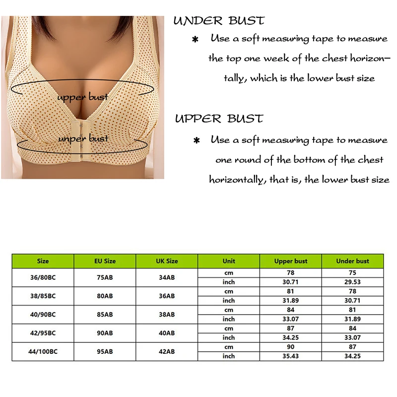 Women Front Buckle Breathable Bra Wire Free Plus Size Underwear Widened Shoulder Straps Brassiere Comfort Female Summer Thin
Women Front Buckle Breathable Bra Wire Free Plus Size Underwear Widened Shoulder Straps Brassiere Comfort Female Summer Thin