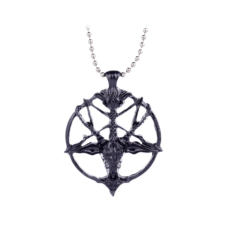 New Jewelry Retro Skull Head Sheep Head Necklace Men's Fashion Round Pendant Pendant Ladies Trendy Sweater Chain Ornament
New Jewelry Retro Skull Head Sheep Head Necklace Men's Fashion Round Pendant Pendant Ladies Trendy Sweater Chain Ornament