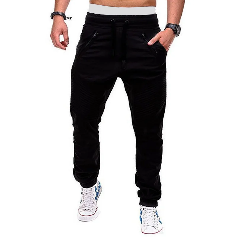 2021 Casual Men's Jogging Pants Hip Hop Harem Pant Fashion Solid Color Sports Trousers Men Loose Zipper Cargo Pants Mens Clothes
2021 Casual Men's Jogging Pants Hip Hop Harem Pant Fashion Solid Color Sports Trousers Men Loose Zipper Cargo Pants Mens Clothes