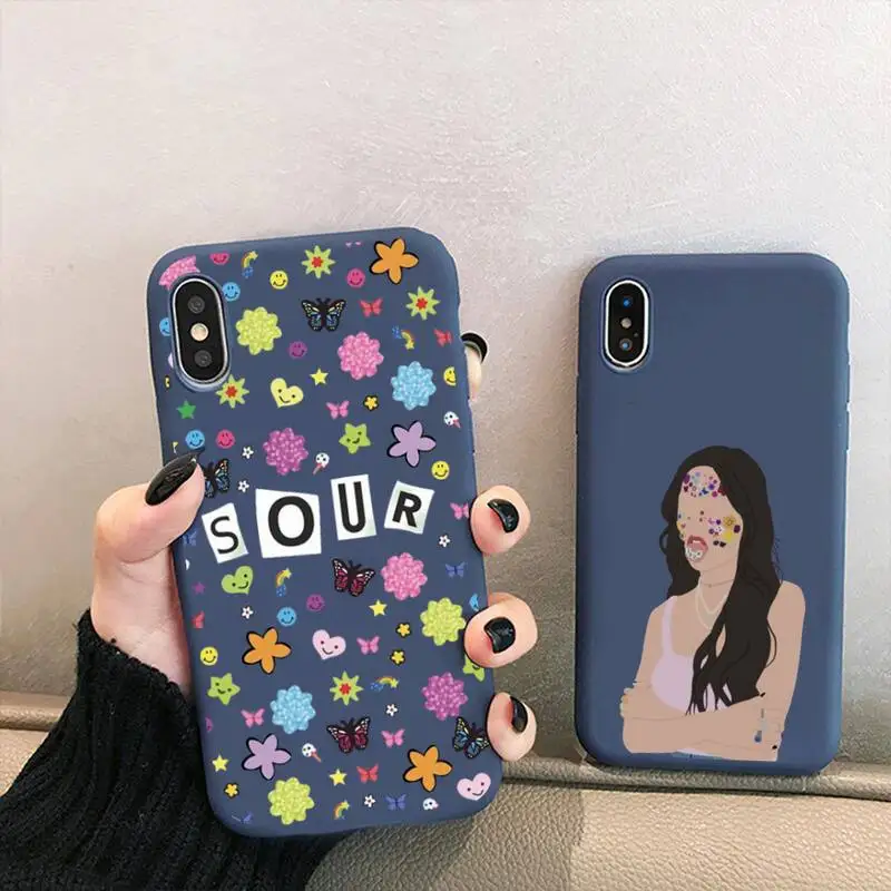 Famous singer Olivia Rodrigo SOUR Phone Case for iPhone 13 12 mini 11 Pro XS MAX X XR 7 8 6 Plus Candy Color blue Silicone Cover
Famous singer Olivia Rodrigo SOUR Phone Case for iPhone 13 12 mini 11 Pro XS MAX X XR 7 8 6 Plus Candy Color blue Silicone Cover